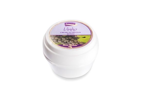 CREME NUTRITIVO DE VINHO PARA O ROSTO